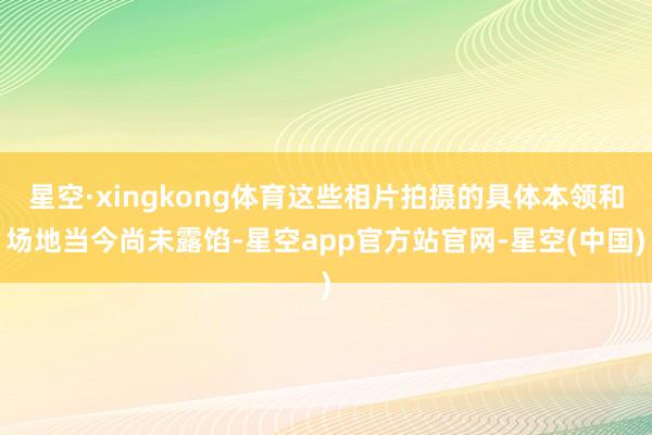星空·xingkong体育这些相片拍摄的具体本领和场地当今尚未露馅-星空app官方站官网-星空(中国)